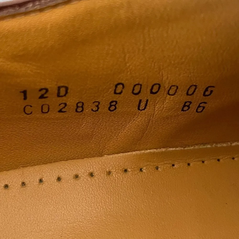 Cole Haan Brown Leather Cap Toe Dress Shoes Size 12D